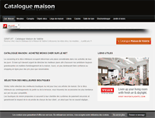 Tablet Screenshot of catalogue-maison.com